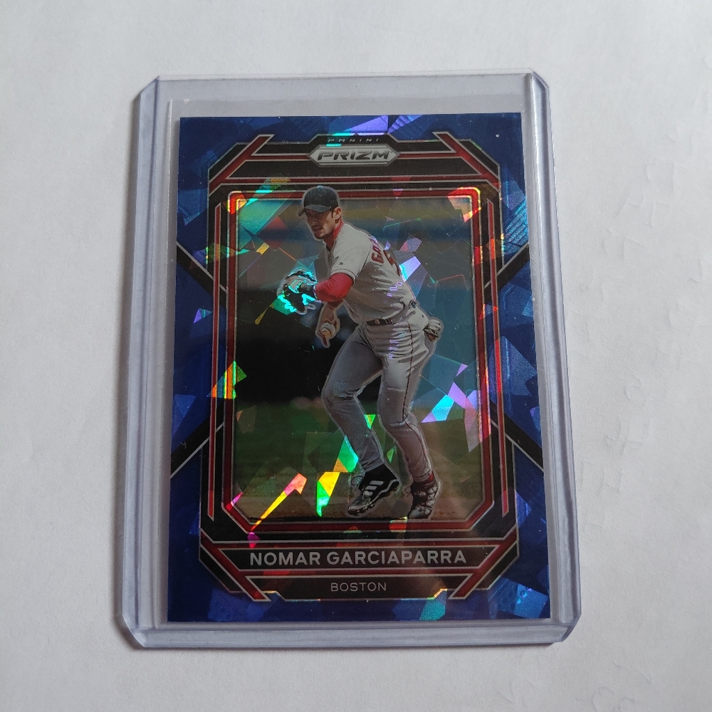 Prizm Baseball Trading Card Blue Cracker Ace Best Shortstop Red Sox History